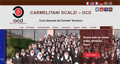 Desktop Screenshot of carmelitaniscalzi.com